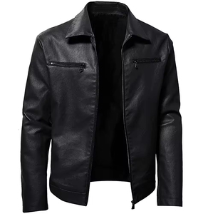 Chaqueta de Cuero Vacuno Suave y Transpirable para Hombre, de Alta Calidad, Personalizada, Informal, a la Moda, Fabricante Mayorista OEM - Product Image 3