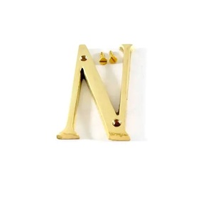 Letras del Alfabeto de Latón de Calidad de Exportación con Letras Personalizadas Premium para Decoración del Hogar, Señalización Comercial y Uso en Comercios Minoristas - Product Image 2