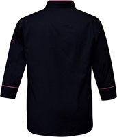 Uniformes classiques populaires de cuisine de restaurant d'hôtel d'uniformes de chef dans des ensembles chauds blancs noirs