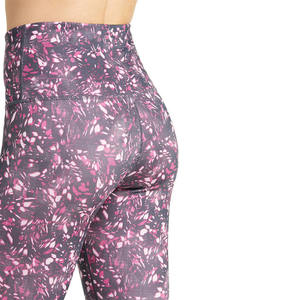 Leggings de yoga pour femmes, unis, ajustables, sans couture, 100% coton, avec taille haute et ceinture élastique, design personnalisable pour la musculation - Product Image 4