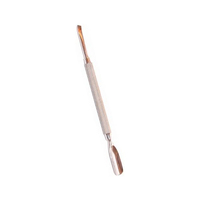 Poussoir à cuticules dissolvant de vernis à ongles acier inoxydable ensemble d'outils de manucure Gel vernis à ongles éplucheur grattoir nettoyeur d'ongles outil de pédicure