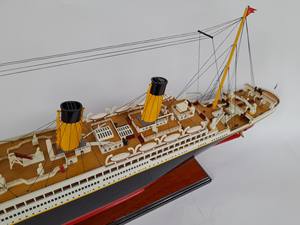 RMS OLYYM.PIC - <b>WOODEN</b> OCEANLINER <b>MODEL</b> HIGH QUALITY PRODUCT MADE in VIETNAM - Product Image 3