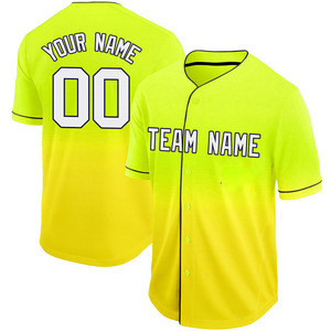 2025 Venta al por mayor Sublimación Logo Camiseta de béisbol Cuello en V Uniforme para hombre Botón completo Impreso Camisetas Jersey para equipo Ropa de Softbol - Product Image 1