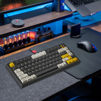 Claviers mécaniques pour ordinateur personnalisés, prix d'usine, fabrication chinoise, sans fil, rétroéclairage RVB, USB Type-C, programmable, pour jeux, 80 touches