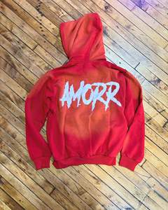 Sweat à capuche personnalisé unisexe avec impression bouffante 100% coton lavé à l'acide éponge lourde avec logo fabriqué pour les vêtements pour hommes - Product Image 5