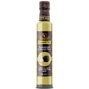 Aceite de Oliva con Sabor a Trufa Negra Dante, 250 ml x 6 Unidades, 98.5% Puro, en Botella de Vidrio, para Cocina Gourmet y de Temporada - Product Image 1