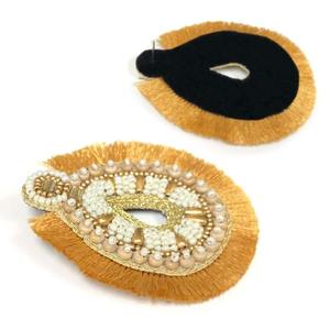 Boucles d'oreilles faites à la main personnalisées pour femmes, boucles d'oreilles à paillettes, boucles d'oreilles en perles de riz, boucles d'oreilles colorées en perles - Product Image 3