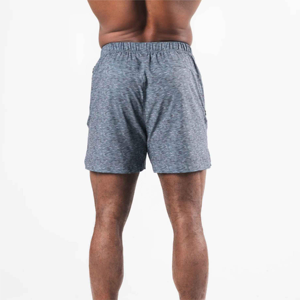 Camiseta sin mangas y pantalones cortos de gimnasio para hombre, ropa deportiva atlética de secado rápido, patrón sólido, respetuosa con el medio ambiente - Product Image 2