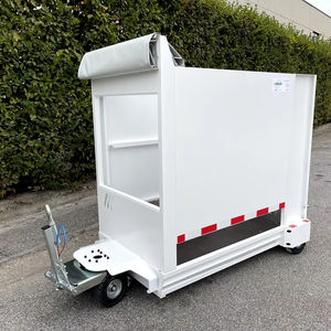 Trailer italien Baldi de qualité supérieure TRL 160 TL-Remorque hospitalière d'une capacité de 600 kg pour le transport de machines Made in Italy - Product Image 2