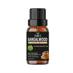 שמן אתרי sandalwood מפואר לעור, מפזר, סבון צמח בתפזורת, תמצית שמן קיבולת גדולה עבור ארומתרפיה ביתית
