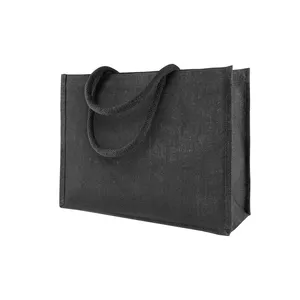 Borsa Tote in Juta Personalizzata Borca, Prodotto Promozionale per Merchandising - Product Image 3