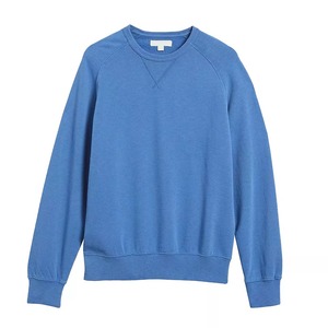 Nouveau Style OEM vierge français éponge polaire personnalisé col rond surdimensionné sweat 100% coton goutte épaule luxe hommes sweat - Product Image 4