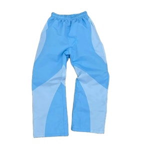 กางเกงวอร์มขาบานสำหรับผู้ชายกางเกงวิ่งสำหรับฤดูหนาวใส่ได้ทั้งชายและหญิงกางเกงวอร์มสีชมพูน้ำหนักเบา - Product Image 2