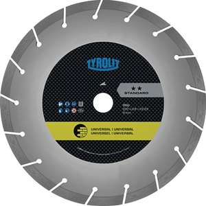Disco de Corte de Diamante TYROLIT DCU Estándar, 230 mm de Diámetro, 22.23 mm de Orificio, Segmento Universal para Construcción, Altura del Segmento 7 mm, 2.6 mm - Product Image 3