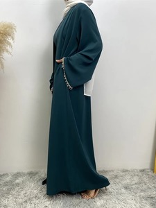 Eid abaya Dubai ชุดเดรสมุสลิมแบบสุภาพเรียบร้อยชุดเดรสยาวสำหรับผู้หญิงชุดเดรสอาหรับแบบอิสลามชุดราตรีสำหรับงานปาร์ตี้ตอนเย็นเสื้อคลุมคาฟตันสไตล์โมร็อกโก - Product Image 2