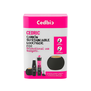 Custodia per caricabatterie Cedric Sustainable per gadget USB promozionali - Product Image 2