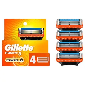 Gillette Fusion5パワーメンズレイザーブレードリフィル、4カウント