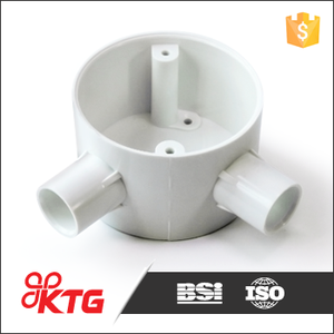 Caja de Conexiones Eléctrica Bidireccional de PVC - Accesorios de PVC para Conductos - Accesorios para Tuberías de PVC - Fabricado en Vietnam - Estándares BS EN e ISO - Product Image 3