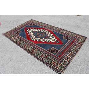 พรมตุรกี 4.9x8.5 ฟุต (149x260 ซม.) พรมโมร็อกโกสีแดงแบบวินเทจ - Product Image 4