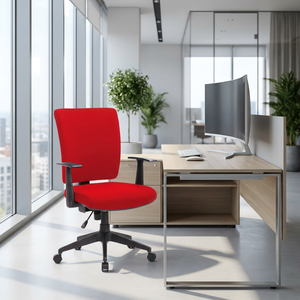 Modern New Orleans Red Ergonomic Office <b>Chair</b> Adjustable Headrest Staff <b>Chair</b> Design Genuine Leather Iron - Product Image 2