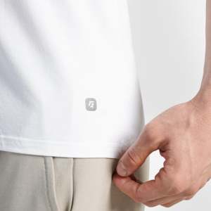 Camiseta Ajustada Heritage Streetwear 100% Algodón 300gsm Lavado Ácido Blanca Oversize con Patrón de Logotipo Transpirable - Product Image 6