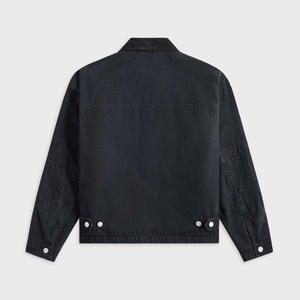 Veste en jean décontractée en coton de haute qualité, style uni et délavé, pour la saison d'automne - Product Image 2