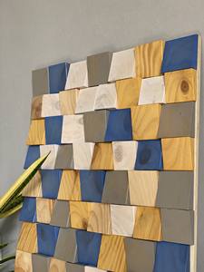 Panneau de mosaïque de revêtement solide de récupération classique de style moderne meubles de maison uniques carreaux de bâtiment de bureau décoratifs salon - Product Image 5