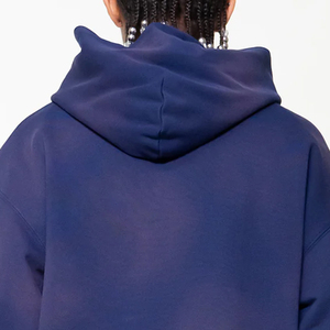 Nueva moda de algodón mezclado Boxy Fit Sun Fade Pullover sudaderas con capucha Kangaroo Pocket Street Fashion Sun Faded Hooded - Product Image 6