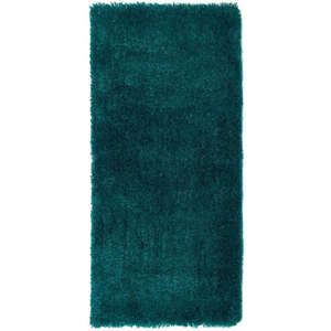 Alfombra Peluda Color Verde Azulado Oscuro Estilo Chicago, Alfombra de Poliéster Hecha a Mano para Sala de Estar, Pasillo o Dormitorio - Product Image 5