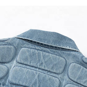 Chaquetas de mezclilla para hombre hechas en fábrica Servicio OEM Chaquetas de mezclilla para hombre Venta caliente Chaquetas de mezclilla para hombre - Product Image 5
