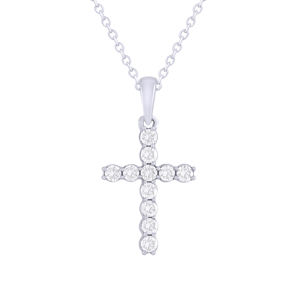 Colgante Rikhava Unisex de Moda Personalizado con Diamante Redondo para Bodas o Fiestas de Compromiso para Mujeres y Hombres - Product Image 3