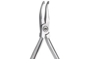 Pince dentaire incurvée orthodontique de cintrage de fil avec la source d'alimentation manuelle d'acier inoxydable de poignée d'or - Product Image 4