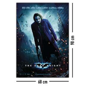 Affiche moderne Batman - Le Chevalier Noir pour décoration murale en papier - Product Image 4