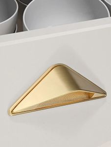 Gold drawer brass cabinet <b>pull</b> <b>handle</b> knobs for home kitchen office furniture hardware <b>door</b> drawer wardrobe cabinet <b>handle</b> 2023 - Product Image 2