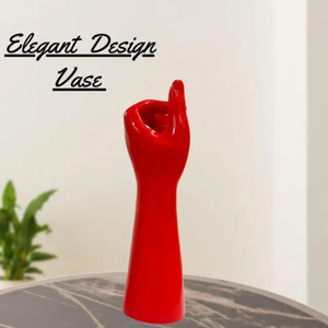 Florero de cerámica abierto de un lado, diseño hecho en India, venta al por mayor - Product Image 1