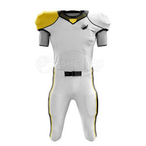 Uniforme de fútbol americano cómodo de alta calidad, logotipo personalizado, el mejor uniforme de fútbol americano de tela - Product Image 1