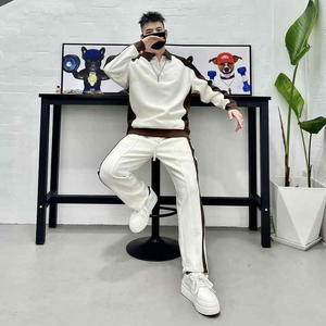 Chándal Deportivo Personalizado para Hombre 2025, Alta Calidad, 100% Algodón, Corte Ajustado, Transpirable, para Invierno - Product Image 4