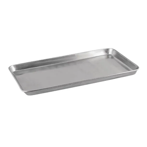 Plateau de service en métal galvanisé rond et rectangulaire de taille personnalisée avec poignées en fer noir pour un usage domestique à des prix compétitifs - Product Image 4
