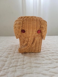 Panier en rotin en forme d'éléphant, paniers de rangement faits à la main, rotin naturel, moderne, multifonction, fabriqué au Vietnam - Product Image 6