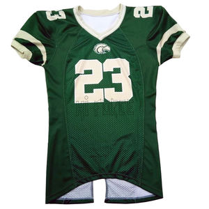 Venta al por mayor de alta calidad de los hombres del equipo de fútbol americano Jersey personalizado sublimado jugadores uniformes transpirable ropa de fútbol americano - Product Image 5