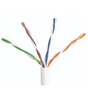 OEM ODM haute vitesse 24awg cat5e CMR cuivre pur réseau de données internet lan ethernet 4pr câble 305m boîte Vietnam fabrication