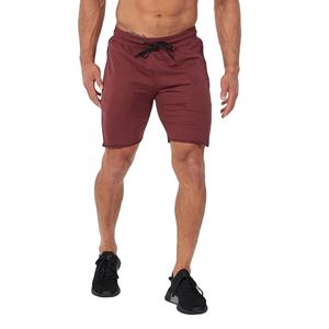 2025กางเกงขาสั้นออกกำลังกายสำหรับผู้ชายผ้าฟลีซผ้าฝ้ายออร์แกนิกโลโก้ตามสั่งสไตล์ใหม่มีกระเป๋า2ใบ - Product Image 2