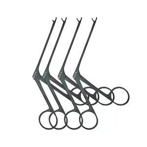 QNQ pince crocodile professionnelle en gros Micro pince à cire d'oreille acier inoxydable plastique métal 4mm Instruments chirurgicaux - Product Image 4