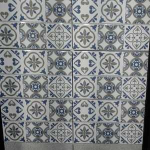 กระเบื้องเซรามิคเคลือบสีฟ้าดีไซน์เนอร์ขนาด30x45ซม. 12X18นิ้วกระเบื้องเคลือบเงาสำหรับโรงแรมห้องน้ำผนังภายในแบบกำหนดเอง - Product Image 5