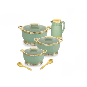 Ensemble familial de pique-nique isolé en plastique Zafrani Luxxury pour aliments chauds et froids Ensemble de stockage pour chauffe-plats isolé - Product Image 2