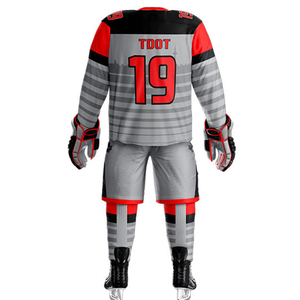 Nuevo 2025 Jersey de hockey sobre hielo Poliéster de alta calidad Unisex Adultos Uniforme Servicio OEM con logotipos de colores personalizados - Product Image 5