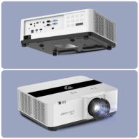 VIVIBRIGHT KD2000UCST 8000 Lumens 4K DLP Laser Projecteur à courte focale pour grandes salles, home cinéma, musées, spectacles lumineux immersifs