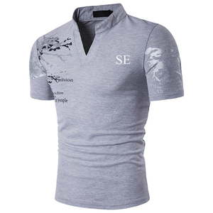 T-shirt pour homme à manches longues, col rond, coupe classique, de haute qualité, poids lourd, impression numérique personnalisée, 100% coton respirant - Product Image 1