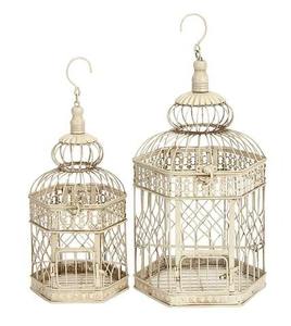 Cage à oiseaux en métal fabriquée à la main Durable suspendu maison à oiseaux cage à oiseaux en fer décorative pour balcon de jardin extérieur et utilisation intérieure - Product Image 5