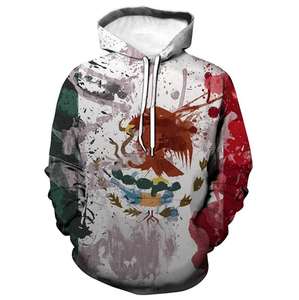 Sweats à capuche de haute qualité à 100% en polyester pour hommes, sweatshirts à manches régulières, sweatshirts d'hiver avec logo imprimé personnalisé - Product Image 3